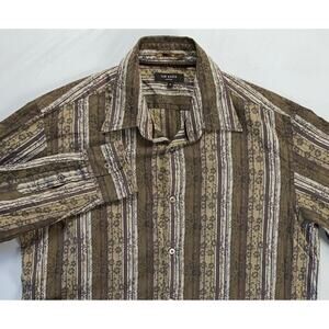 Ted Baker Joral Classic Fit Long Sleeve Button Front Sport Shirt. Men's 4, EUC!